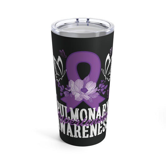 Pulmonary Hypertension Butterfly Tumbler 20oz