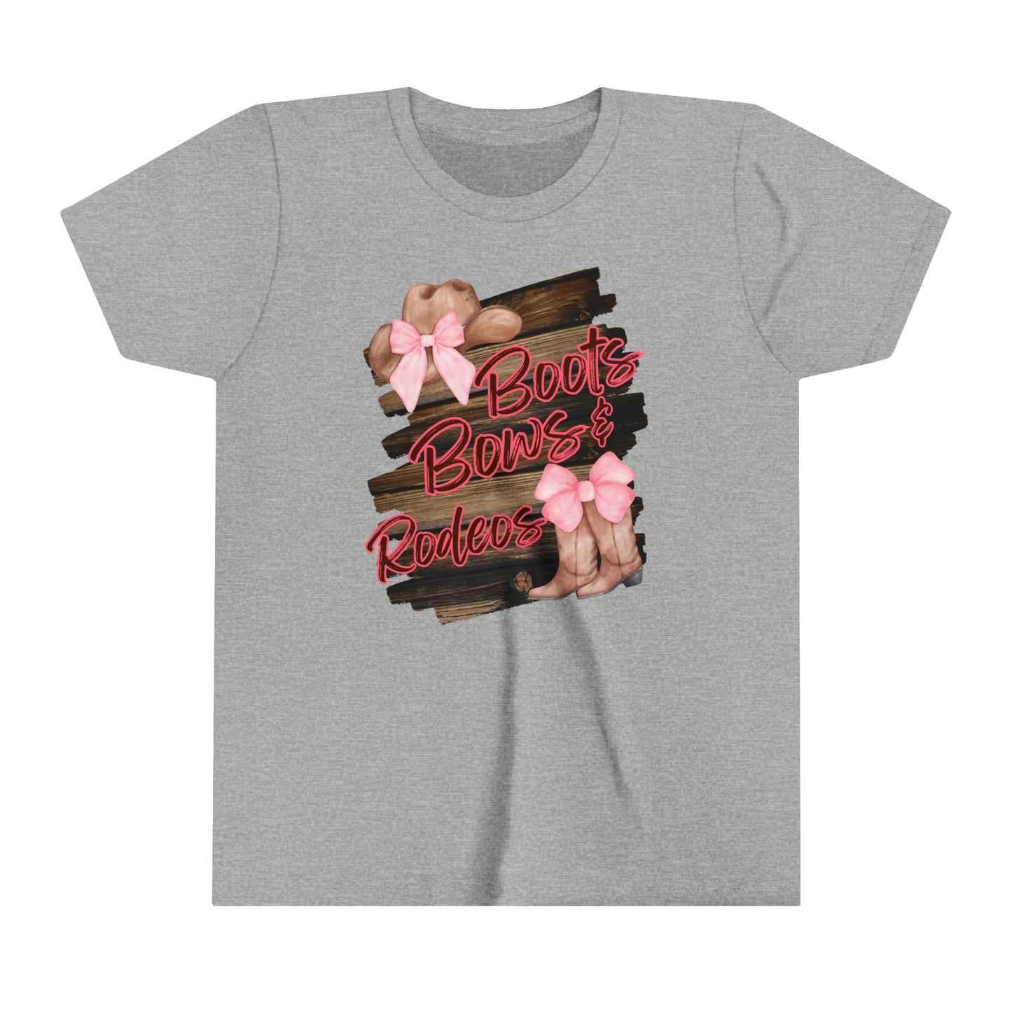 Boots, Bows and Rodeos - Kids Short Sleeve Tee