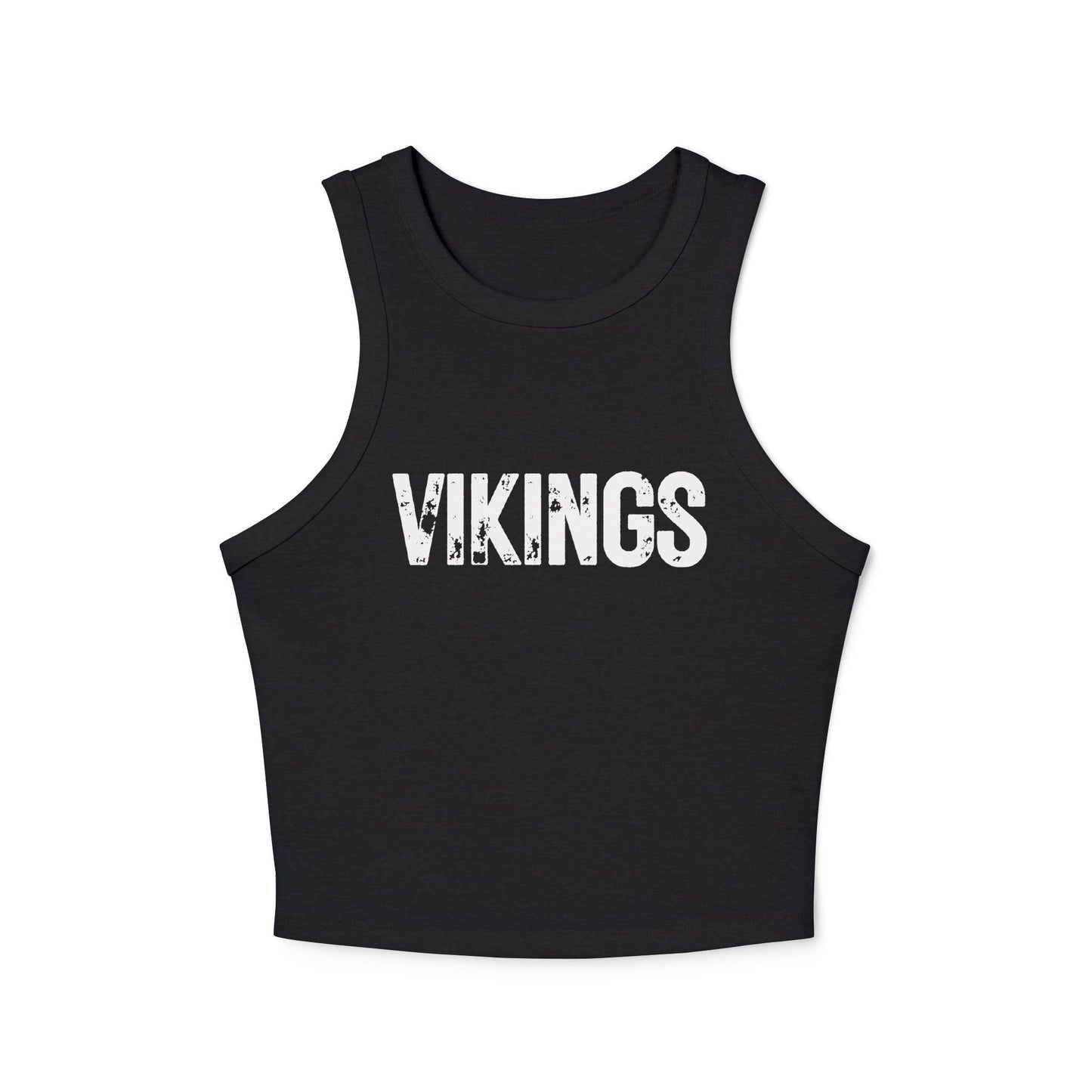 "Viking Bold" Distressed Razorback Crop – Northside Made Collection