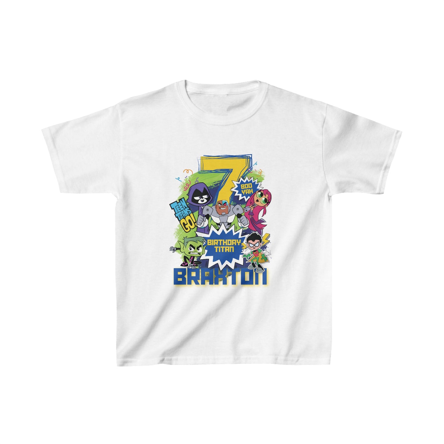 Teen Titans Go - Birthday Boy - Age 7 - Braxton