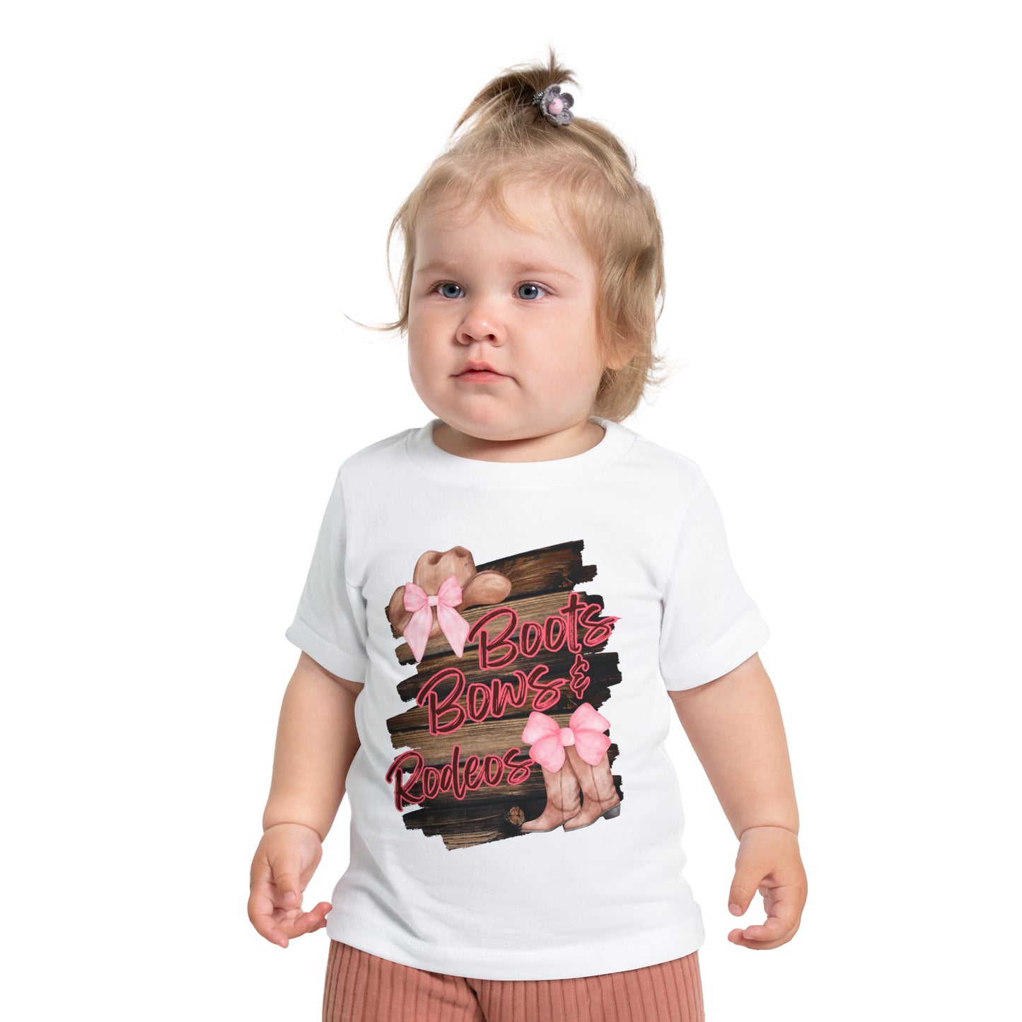 Boots, Bows and Rodeos Baby Tee