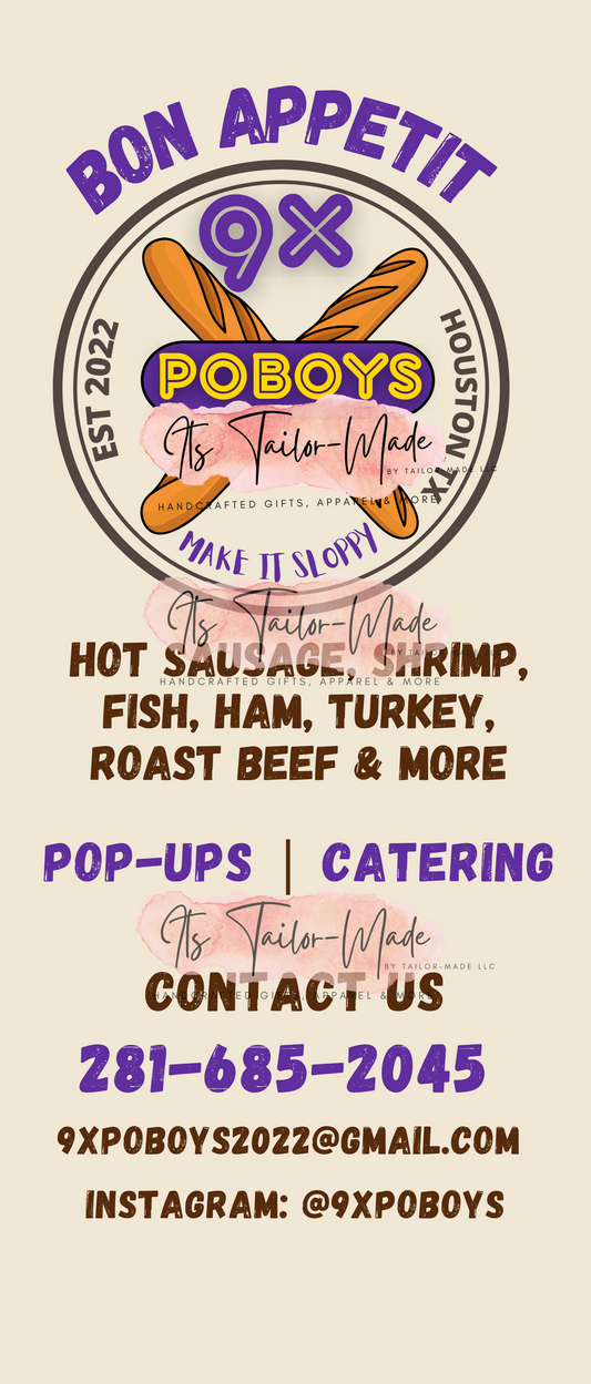 9x Poboy Retractable Banner