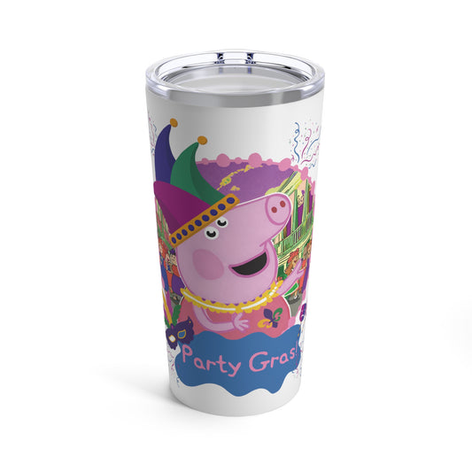 Sublimated Tumbler 20oz -Party Gras