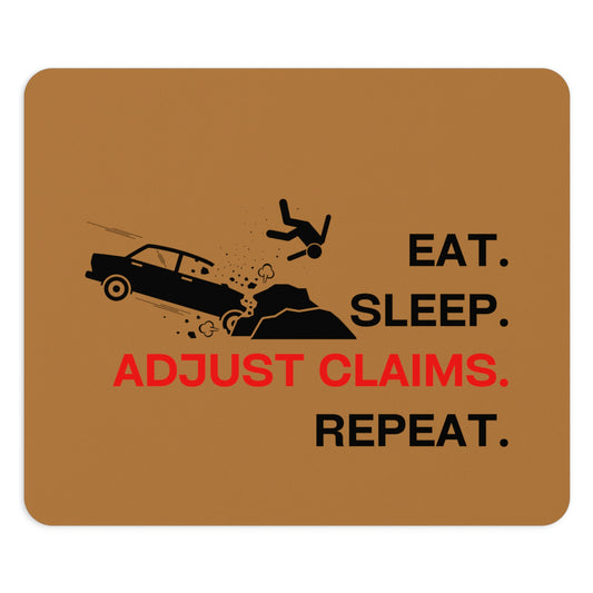 Claims Adjuster (Car /Property Damage/ Driver Extraction/ Light Brown) Mouse Pad