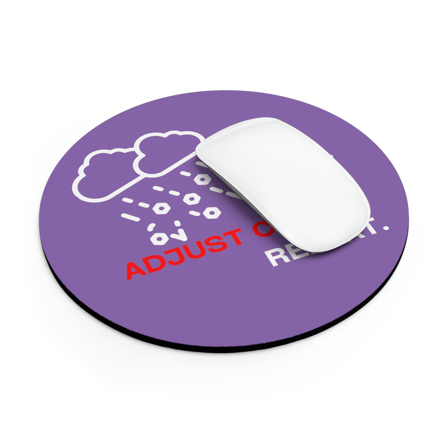Claims Adjuster (Hail Storm/ Light Purple) Mouse Pad
