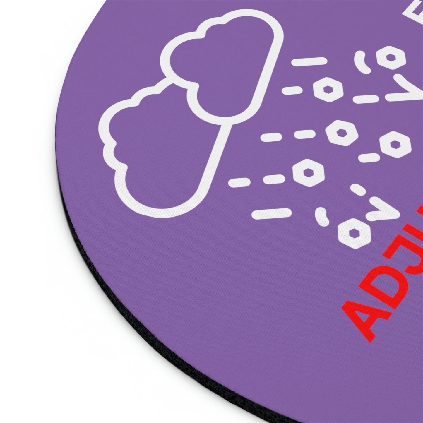 Claims Adjuster (Hail Storm/ Light Purple) Mouse Pad