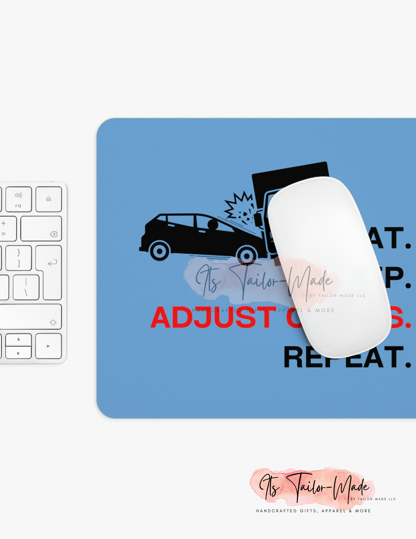 Claims Adjuster (Car/ Commercial Truck/ Light Blue) Mouse Pad