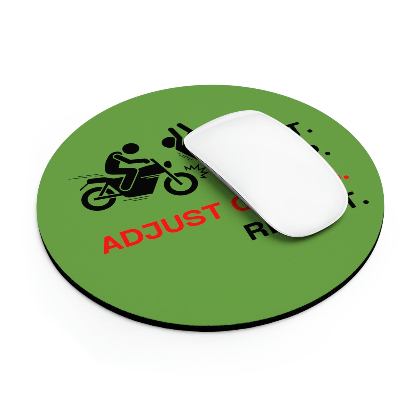 Claims Adjuster (Motorcyclist/Pedestrian/Green) Mouse Pad