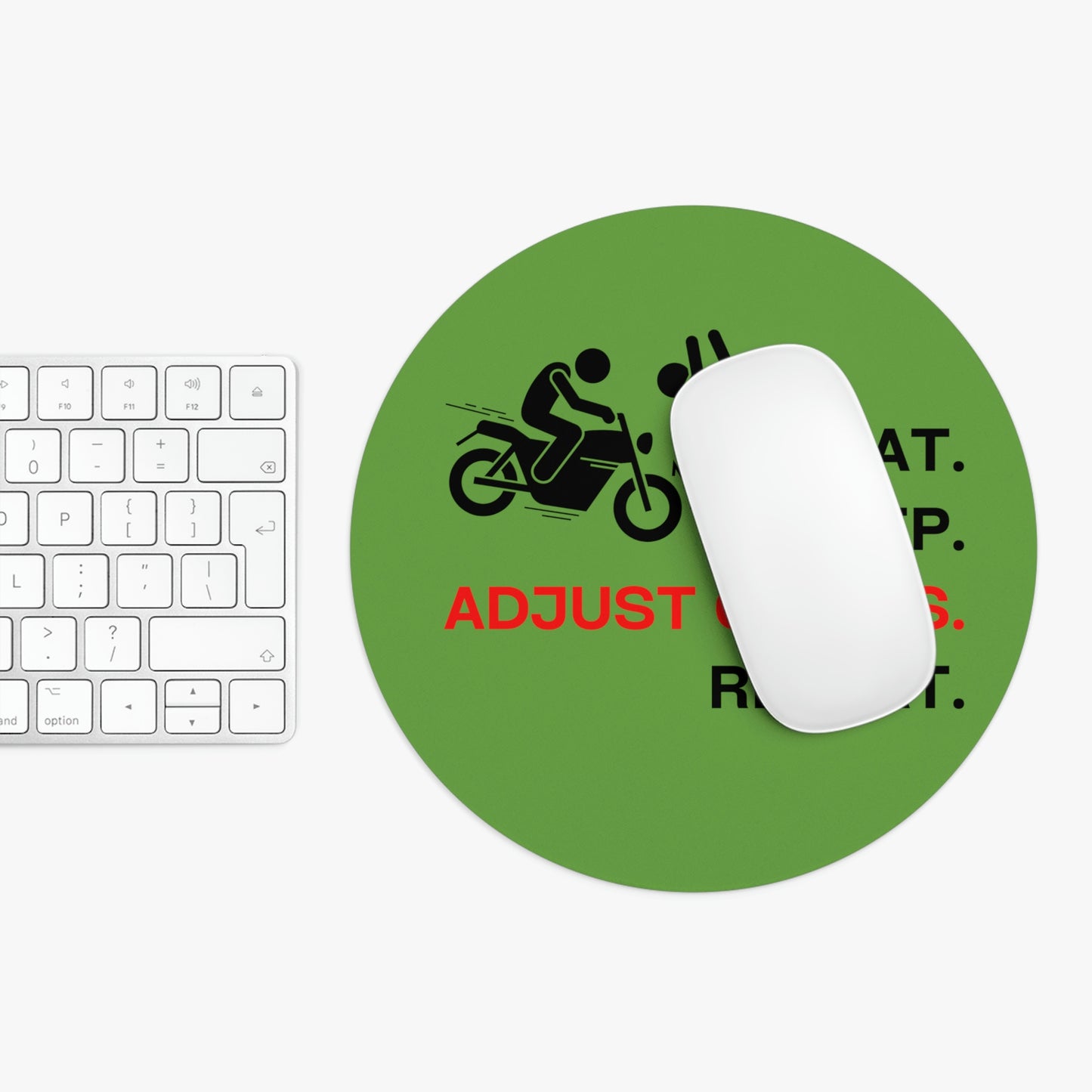 Claims Adjuster (Motorcyclist/Pedestrian/Green) Mouse Pad