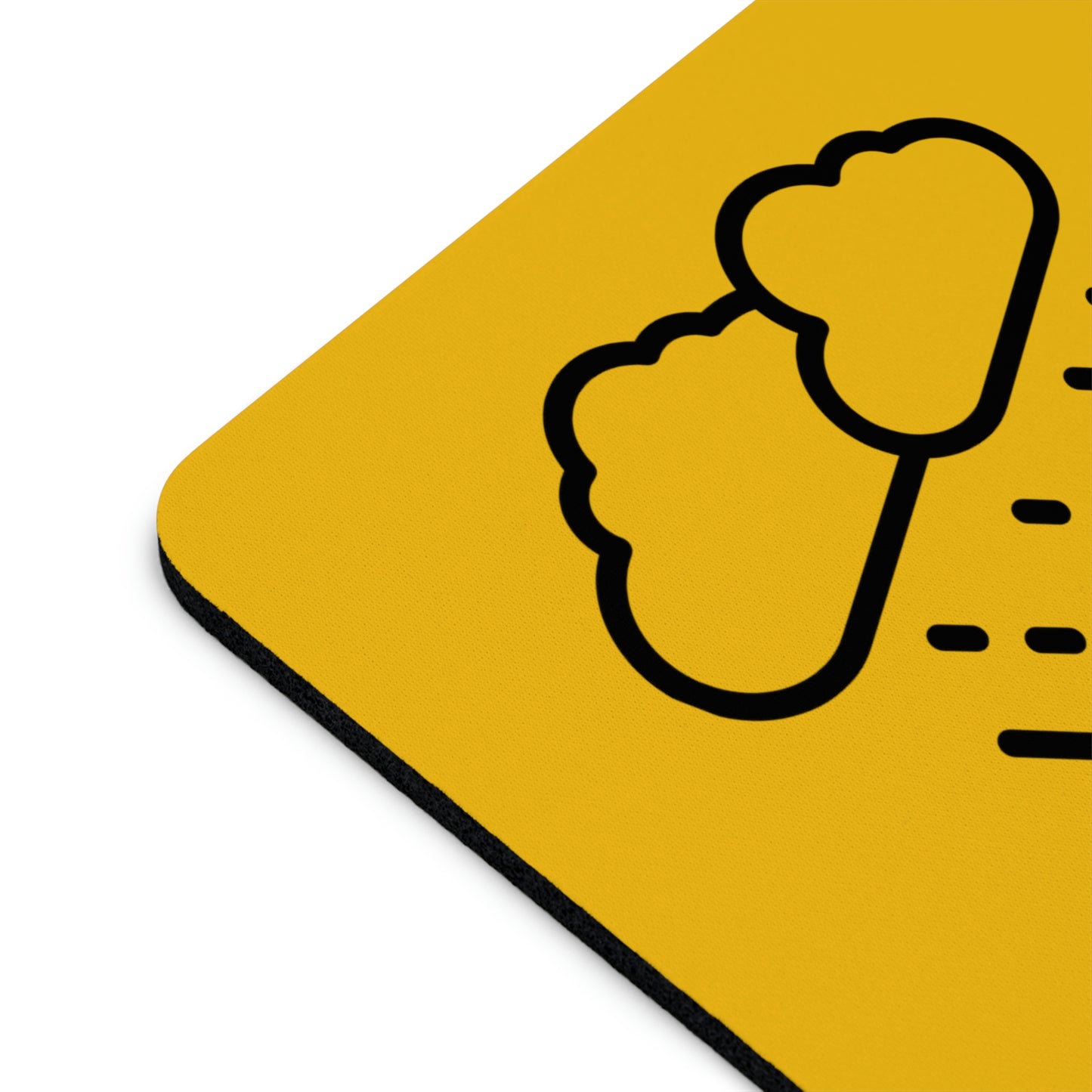 Claims Adjuster (Hail Storm  / Yellow) Mouse Pad