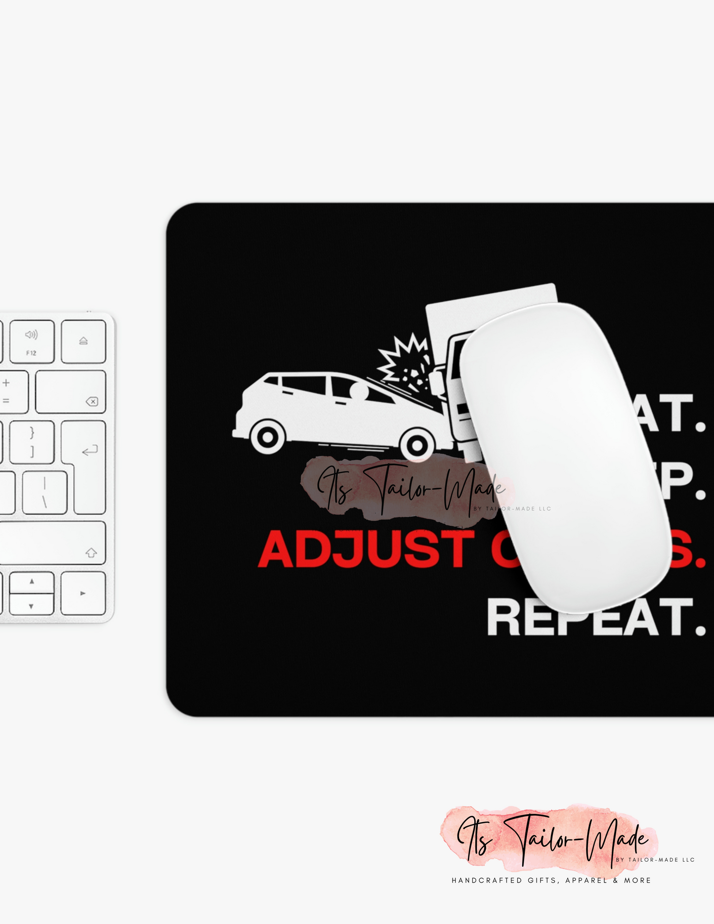 Claims Adjuster (Car/ Commercial Truck/ Black) Mouse Pad
