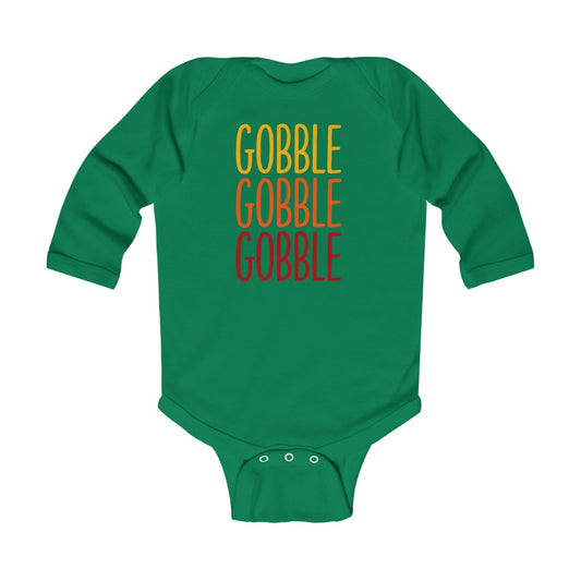 Gobble Gobble Gobble Infant Long Sleeve Onesie