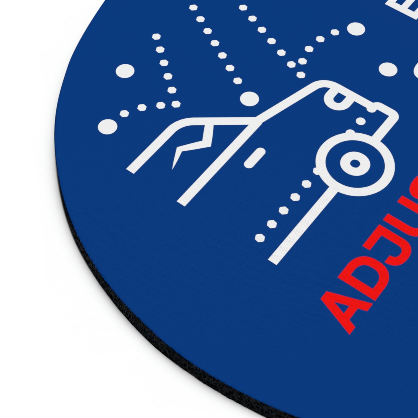 Claims Adjuster (Car/Hail Damage/Dark Blue) Mouse Pad