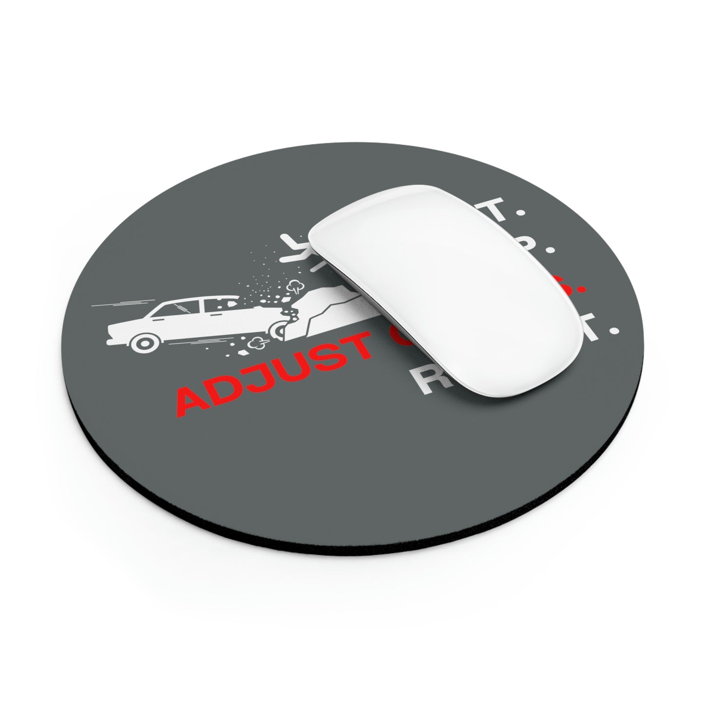 Claims Adjuster (Car/Property Damage/ Driver Extraction/ Dark Gray) Mouse Pad