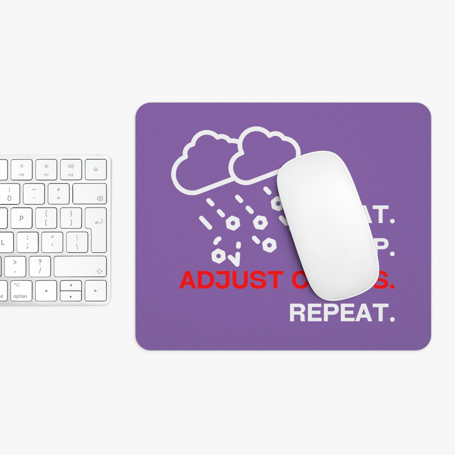 Claims Adjuster (Hail Storm/ Light Purple) Mouse Pad