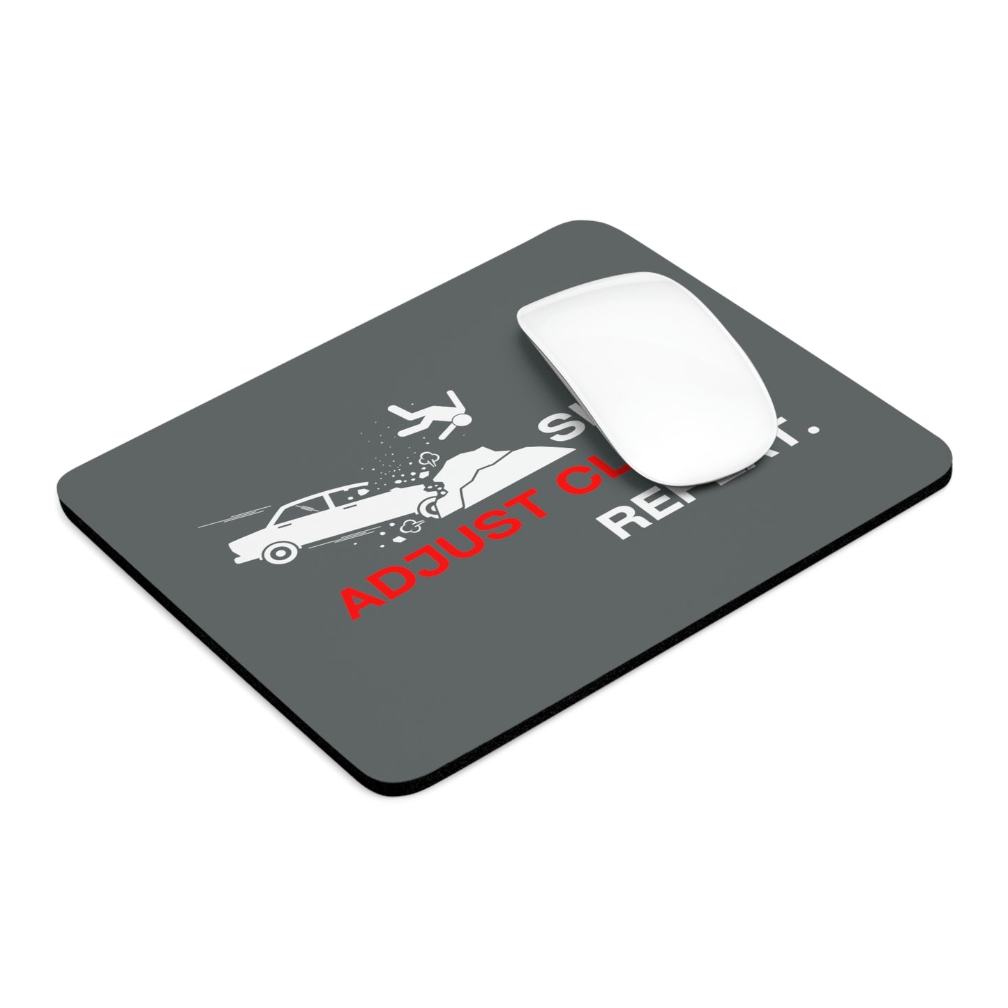 Claims Adjuster (Car/Property Damage/ Driver Extraction/ Dark Gray) Mouse Pad