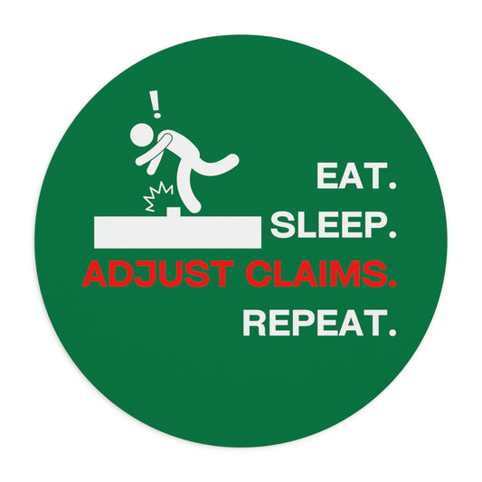 Claims Adjuster (Workman's Comp/ Dark Green) Mouse Pad