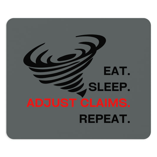 Claims Adjuster (Tornado/Gray) Mouse Pad