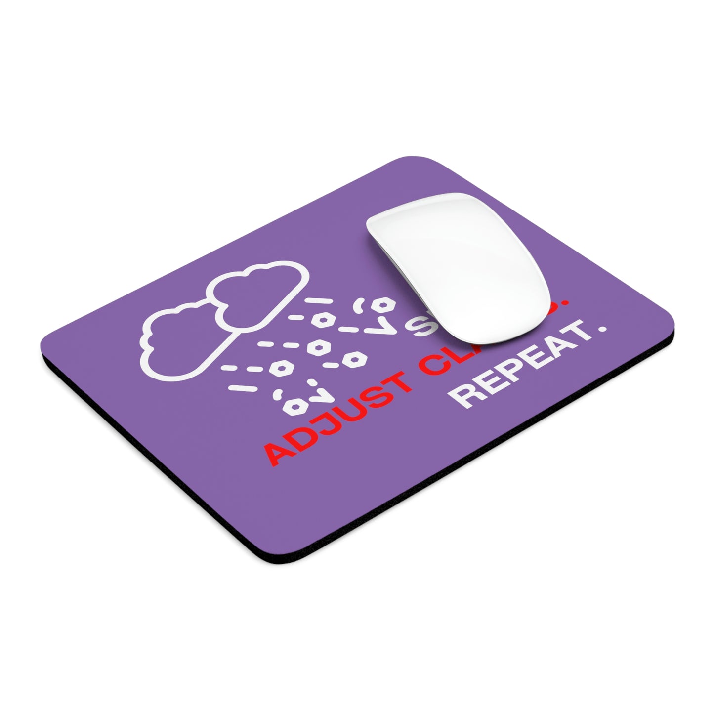 Claims Adjuster (Hail Storm/ Light Purple) Mouse Pad